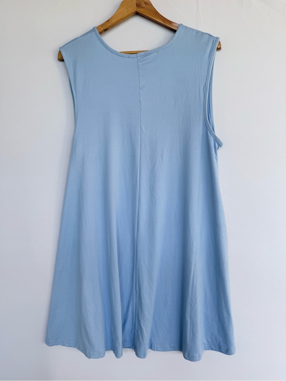 Capella Sky Blue Tunic Swing Dress Plus Size 1X NWOT - FREE JEWELRY GIFT! - Picture 2 of 5